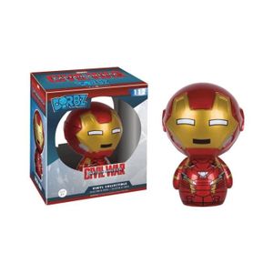 FIGURINE - PERSONNAGE Figurine Captain America - Civil War - Iron Man Dorbz 8cm - FUNKO - Vinyle - Enfant - 14 ans - Rouge
