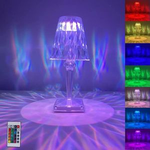 Lampe de table en cristal - Cdiscount