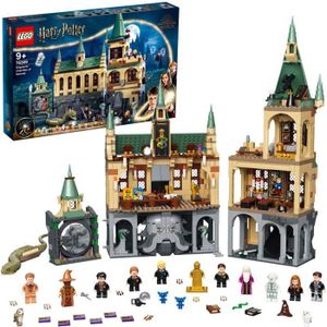 ASSEMBLAGE CONSTRUCTION LEGO® 76389 Harry Potter™ La Chambre des Secrets de Poudlard Jouet Château avec Grande Salle + Figurine Edition 20ème Anniversaire