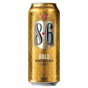 BIERE 8.6 Gold 50cl (pack de 12 canettes)
