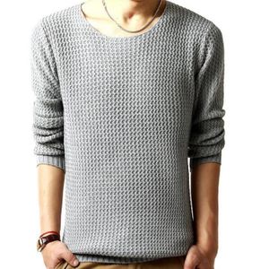 PULL Pull homme Pull col rond Couleur unie Rayure Pull 
