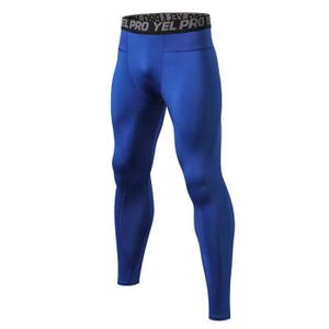 Legging De Sport Homme RUNQHUI - Collant Fitness Gym Léger, Taille élastique, Design Avec Poche Protégée