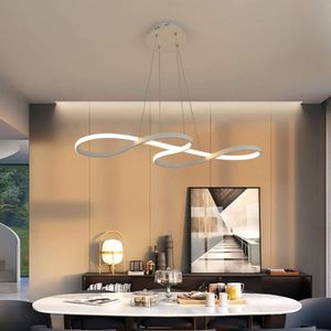 LUSTRE ET SUSPENSION Suspension LED Lampe pour Plafond Haut Blanc Lustre Note de Musique Original Salle à Manger Eclairage Intérieur Salon Cuisine