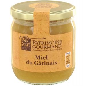 MIEL SIROP D'AGAVE PATRIMOINE GOURMAND - Miel De Fleurs Du Gâtinais 500G - Lot De 3