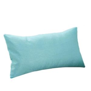 Deconovo Lot de 4 Housse de Coussin Decoraton Exterieur 40x40cm Effet Lin Une Fermeture a Glissi/ère Inviside Housse de Coussin Enfant Fille en Lit Adulte Bleu Ciel