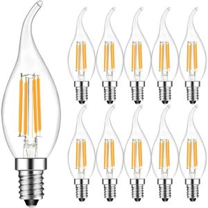AMPOULE - LED Ampoule à incandescence LED E14 4W, 10 paquets, bo