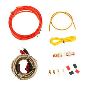 SUBWOOFER VOITURE 1 kit de câblage audio pour subwoofer FUSE
