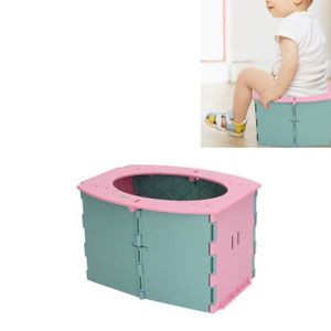 Pot de voyage 2-en-1 Pot portable pour les tout-petits Pliable Enfants  Formation Siège de toilette pour garçons Filles Bébé Porter Pot Pots  Voiture Chaise pot pour Campi