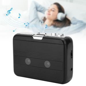 Lecteur De Cassettes Bluetooth - Baladeur Portable Avec Sortie Audio Sans Fil Et écouteurs Inclus