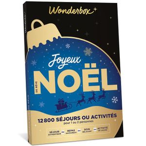 COFFRET THÉMATIQUE Wonderbox - Coffret Cadeau - Joyeux Noël de Rêve -