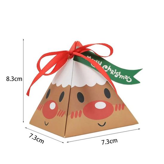 Lot De 50 Noël Boîtes à Cadeaux, Boîtes De Noël En Papier