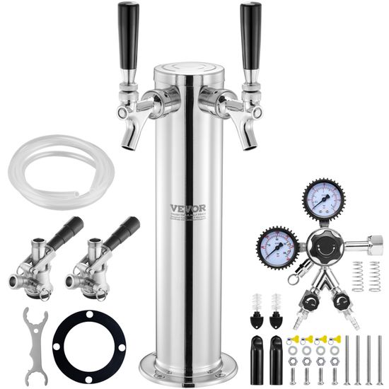 Tireuse à Bière 4 L Système de Mini-Fût de Bière 135 x 420 mm Distributeur de Bière