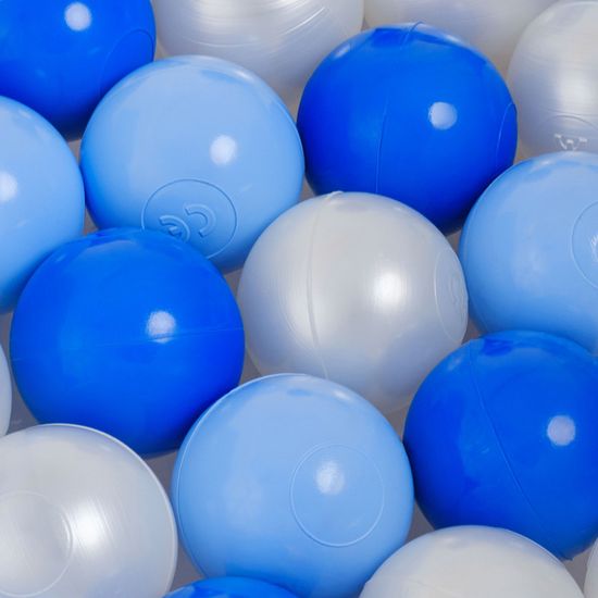 LittleTom 100 Balles Colorées Pour Piscine à Balles – ∅ 6 Cm, Plastique PE Sans BPA, 5 Couleurs Vives – Dès La Naissance