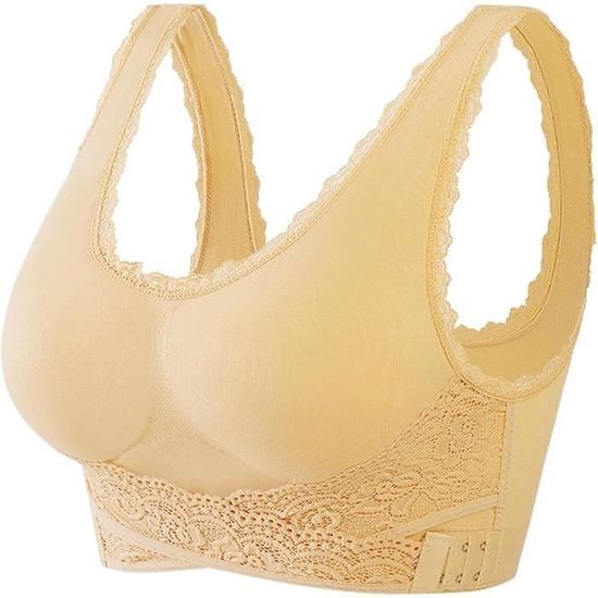 JYCY Lot De 2 Soutiens-Gorge De Sport Pour Filles - Brassière Avec Poitrine Fixée, Confortable Et Élastique