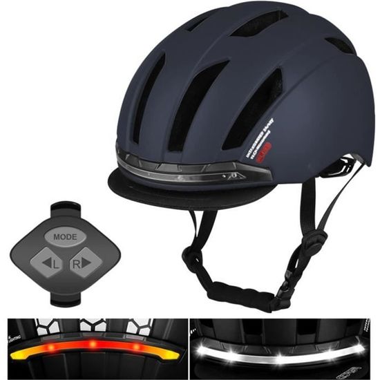 Casque velo led sale clignotant