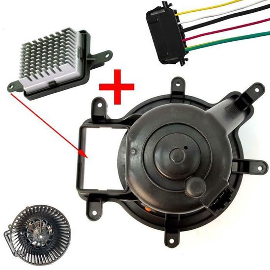 Résistance Chauffage Ventilation Clim Pour Renault KANGOO - Kit Avec Connectique PARTSLINE