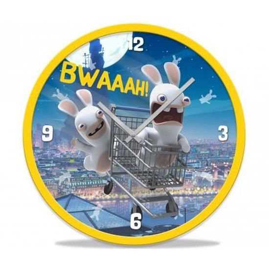 Horloge Lapins Cretins Cdiscount Maison