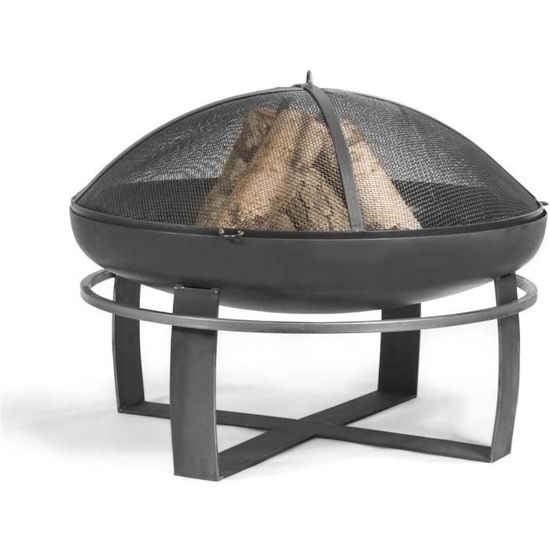 Housse De Protection Pour Braséro/Barbecue Rond - Tissu Oxford Imperméable, 72 X 40 Cm, Avec Cordon De Serrage - Résistante Aux UV