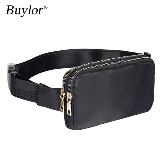 Extension De Ceinture Pour Sac Banane - Rallonge Sangle En Nylon Noir - Pour Ajuster La Longueur Et Plus De Confort - 5