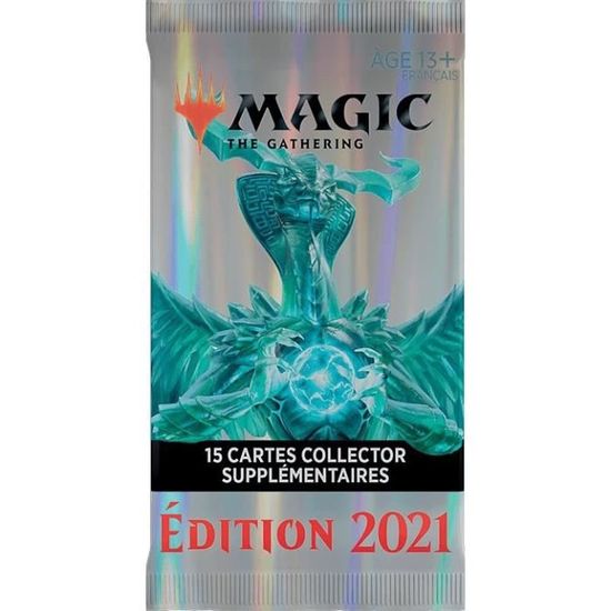 1 BOOSTER COLLECTOR DE 15 CARTES SUPPLEMENTAIRES EDITION 2021 DE MAGIC THE GATHERING