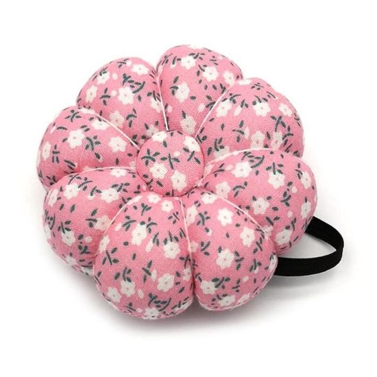 Lot De 2 Coussins à Épingles Citrouille Polka - Pratique Et Décoratif Pour Couture (Rose)