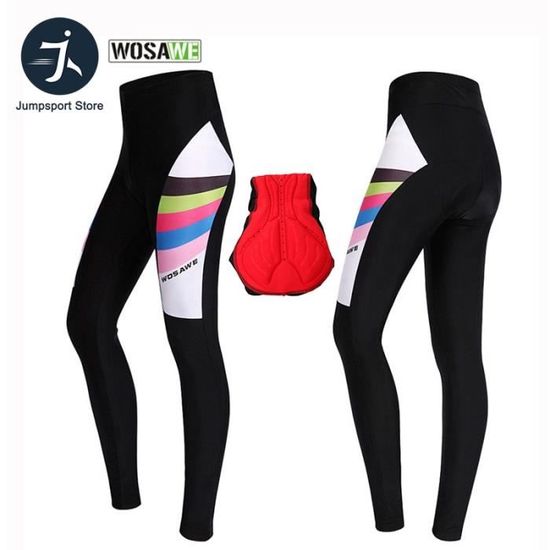 FEIXIANG Shorts de Cyclisme Femme, sous-vêtements Vélo Padded 4D Gel Cuissard Velo VTT Fast Drying Caleçon
