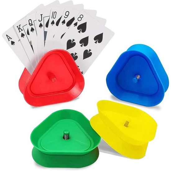 Porte-Cartes à Jouer Support Carte Mains Libres, Support de Poker Debout en  Plastique pour Enfants, Support de Jeu de Carte Poker - Cdiscount Jeux -  Jouets