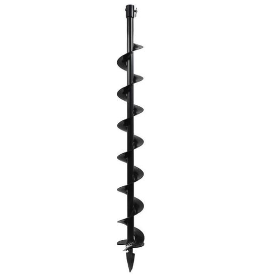 Mèche Pour Tarière Diamètre 300 Mm - Longueur 80 Cm - Acier - Pour Pose De Poteaux, Clôtures, Plantation - Emmanchement 20 Mm Universel
