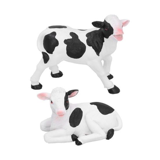 Lot De 100 Figurines Miniatures Vaches En Résine - Environ 0.7 Cm - Pour Jardin De Fées, Terrarium, DIY - 4