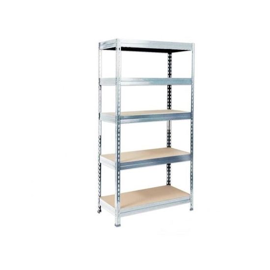 Étagère Métallique Chromée Commerciale Robuste NSF - 2 étagères, Dimensions 21x24