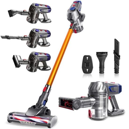 Aspirateur Balai Sans Fil Isfriday - Multifonction, Blanc/vert, Neuf