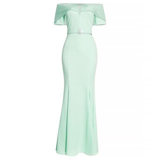 Robe Longue En Dentelle - Coupe Sirène - Taille Haute - Style Élégant & Festif - Soirée, Mariage, Cérémonie - 8