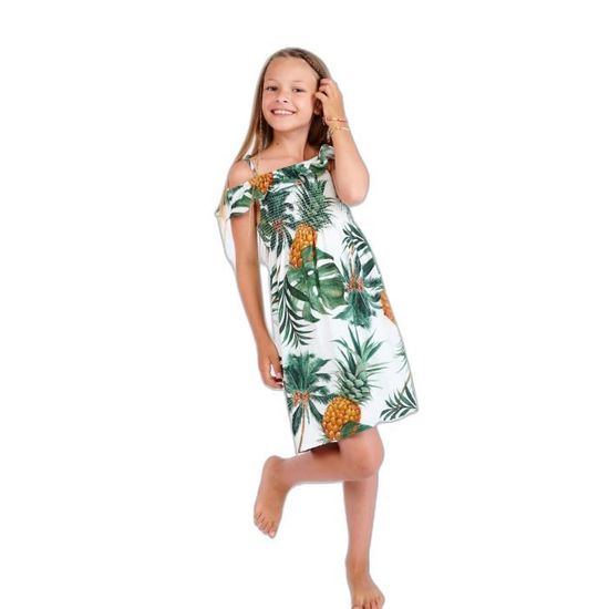 Robe Bustier Fille - Taille S (36), Longueur 70 Cm - Jolie Robe D'occasion En Très Bon état Pour Pré-ado (12 Ans)