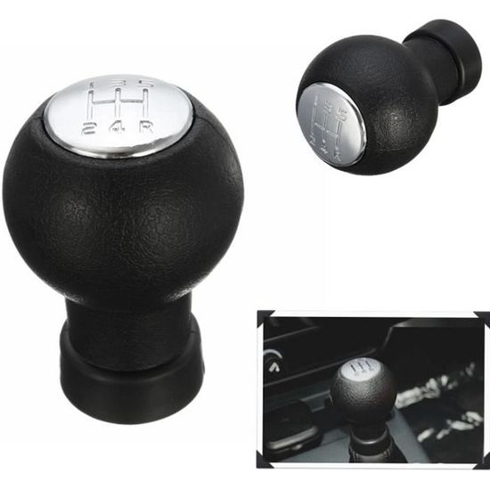 Pommeau De Levier De Vitesse 5 Vitesses - Compatible Suzuki Swift, SX4, Alto - Remplacement Direct - Gris