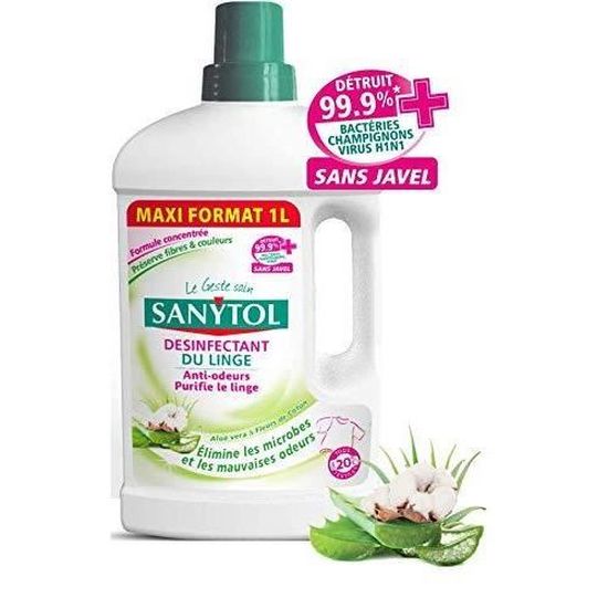 SANYTOL Desinfectant linge Aloe Vera - 1 L