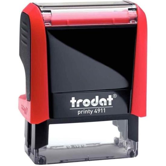 Tampon Auto-encreur TRODAT Printy 4912 - PAYÉ En Rouge, 47x18 Mm, 10 000 Empreintes