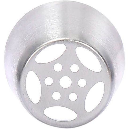 Tufting Gun Set De 7 Douilles à Pâtisserie Russes - Pour Décorer Gâteaux, Cupcakes, Et Créer Des Fleurs En Glaçage - En Inox Argenté Set Douilles Fleurs Inox