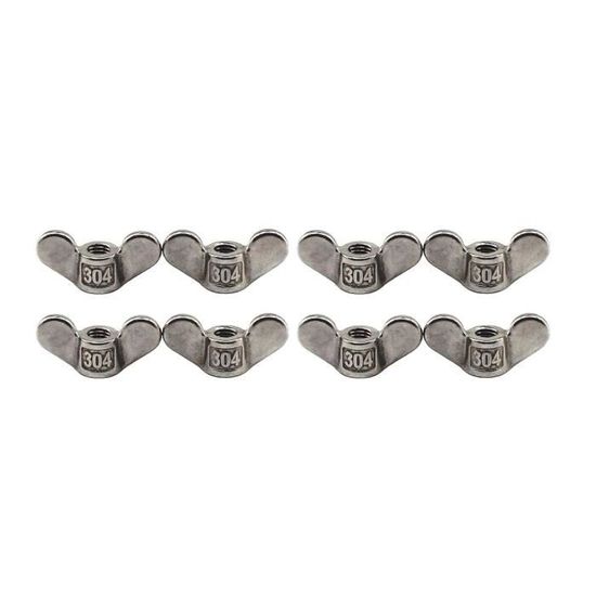 Lot De 8 Disques Aluminium M8 - Diamètre 40mm | Pour Tables En Verre, Meubles TV, Supports
