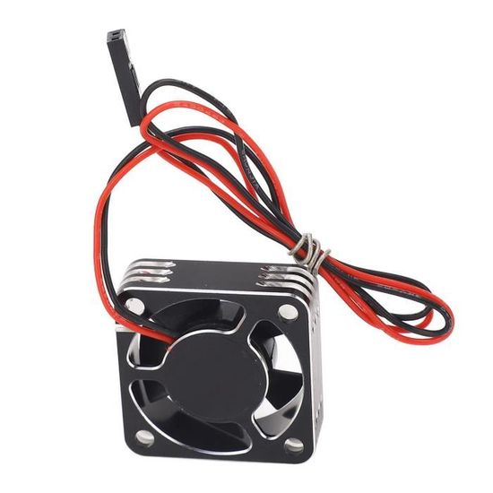 Ventilateur de Refroidissement de Moteur ESC 25mm, Dissipateur Thermique Universel pour Moteur RC, 19000 Tr/min, Ventilateur de Refroidissement ESC pour Voiture RC (Argent