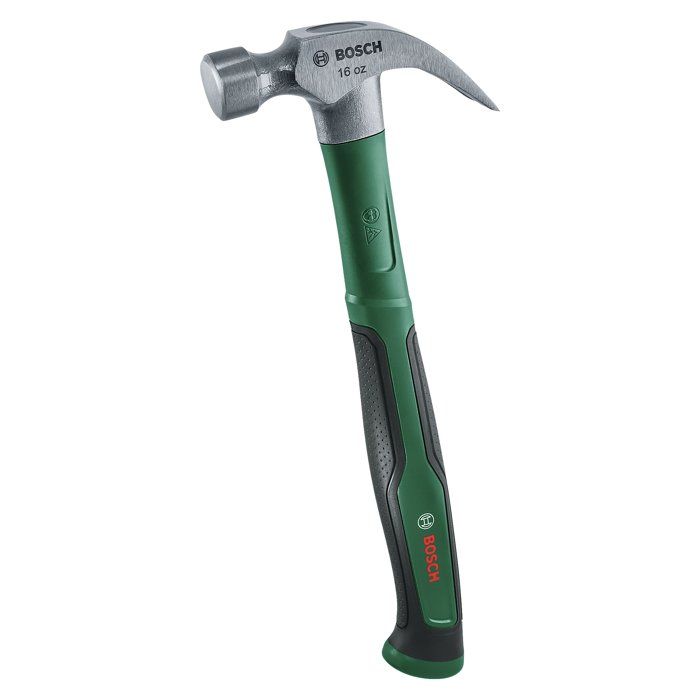 Bosch Marteau arrache clou 450 g acier au carbure dur arrache clou en V manche Softgrip faibles vibrations