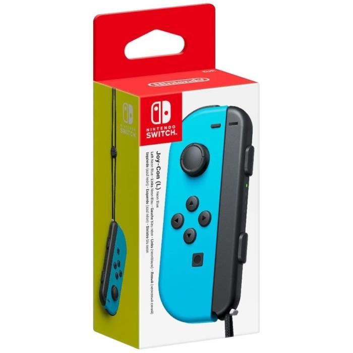 Manette Joy-Con Gauche Bleu Néon