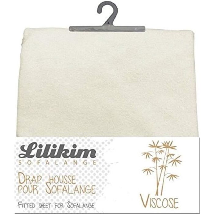Matelas à langer et housses LILIKIM - SOFALANGE - Drap housse de protection - Viscose Beige 468555