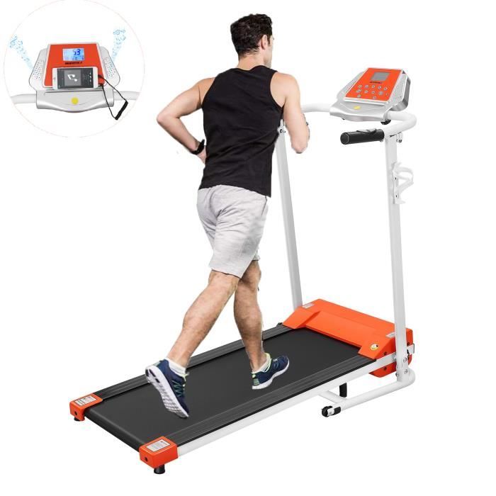 BESPORTBLE Tapis de course pliable - 12 programmes -1-10 km/h - motorisé 1.5HP