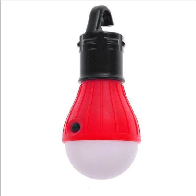 Mini lampes de camping, ampoules écologiques, accessoires de tente, lampes de randonnée - rouge
