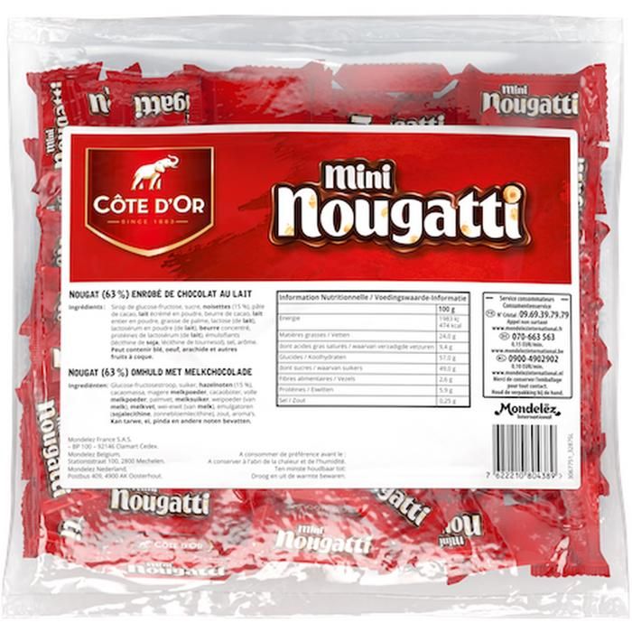 Côte D'or Chocolat Nougatti Mini, Sac De 1kilo