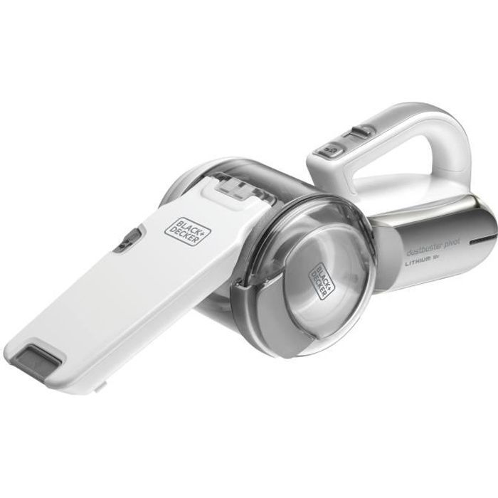 BLACK+DECKER - PV1820L-QW - Dustbuster - Aspirateur de table à main sans fil 18V - 35AW - Filtre auto-nettoyant - 440 ml