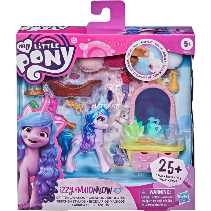 MY LITTLE PONY - A New Generation - Izzy Moonbow Créations rigolotes - 25 accessoires et poney