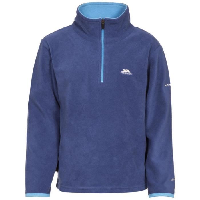 Trespass Etto Pull Micropolaire Tricoté Garçon - Bleu
