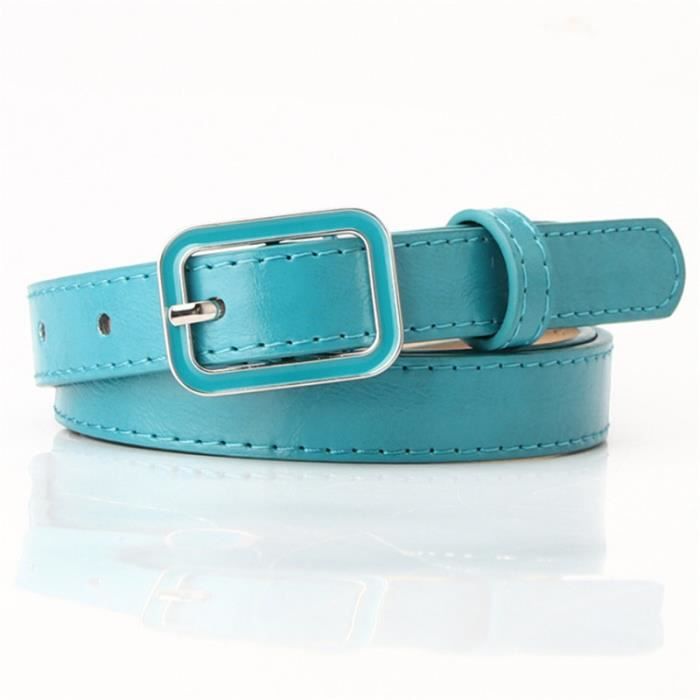 CEINTURE Femme - Ceinture tout-match résistante à l'usure simple pour femme - bleu YH™