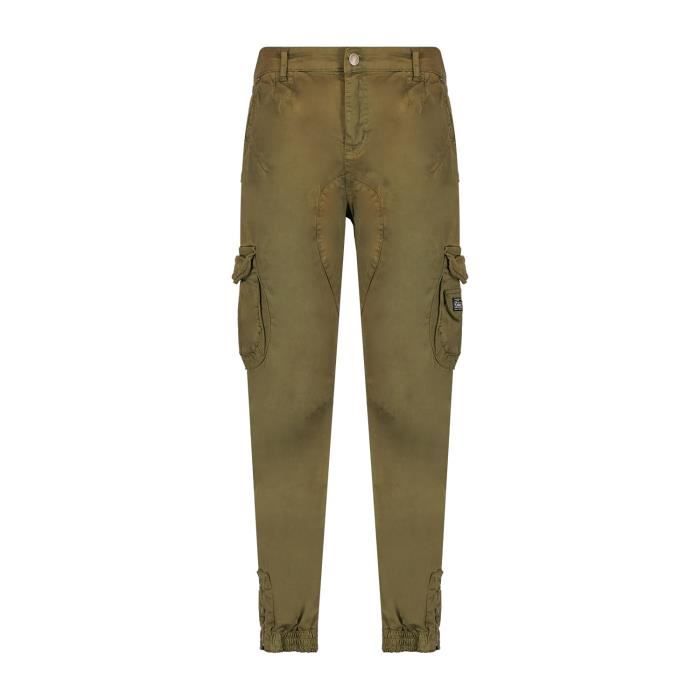 DEELUXE Pantalon cargo à poches GARDEN Olive